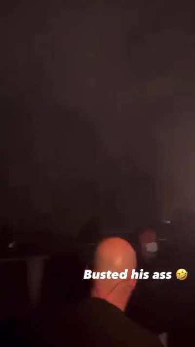 Carti falling down in Charlotte last night