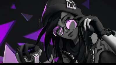 I animated ExCharny's Fan Art of Valorant's Killjoy - Includes Audio Reactive Effects