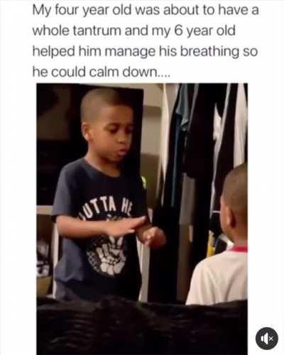 Wish I was as collected as this 6 year old