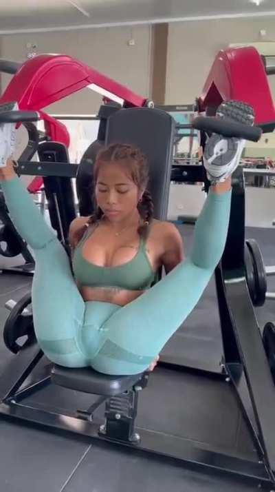 What is she training for?