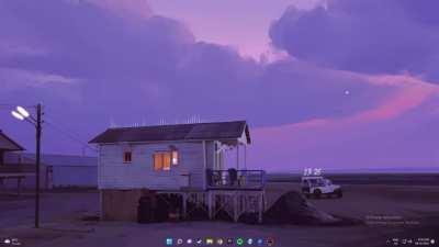 Relaxing Lo-fi Minimal Wallpaper