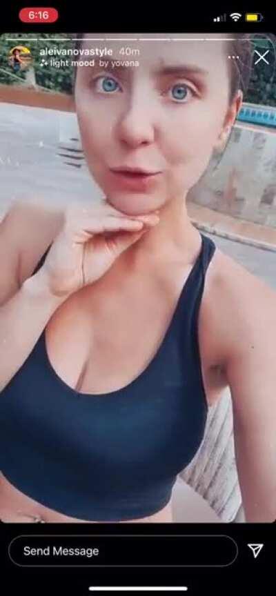 Ale Ivanova enseñandonos lo mejor que hace