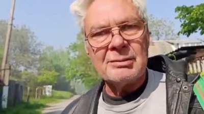 A man from Donbas tells Russians to wake up from Putin's propaganda. "They're killing us, raping children, burning us alive. Did we really come to you in Rostov or Voronezh? Did we do anything bad to you?" The house he built was burned down by the Russian