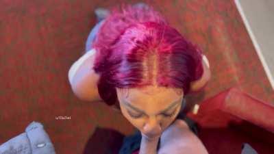 Sucking white cock is my specialty