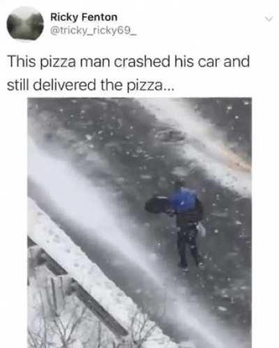 Esse cara é um real guerreiro