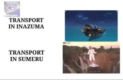 Travelling in Sumeru be like