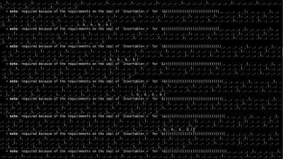 Diesel errors are very informative.