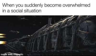 Time to find an empty space on my own to stim