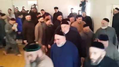 Sufi Muslim circle dance, with new music dubbed over it