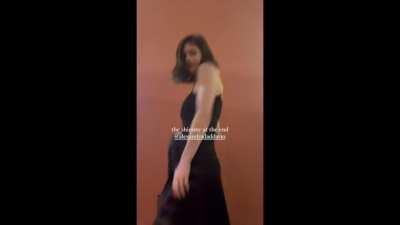 Alexandra Daddario - Dancing and bouncing from IG