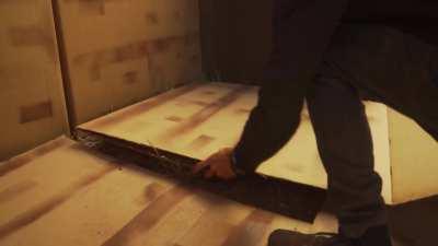 Building a Minecraft Village in real life, with cardboard boxes