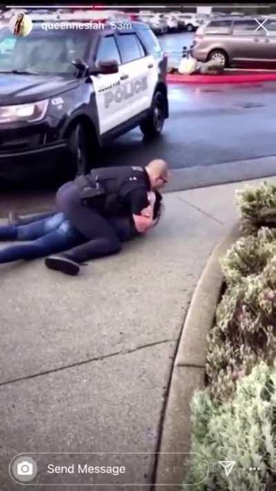 Choked out and wasn’t resisting