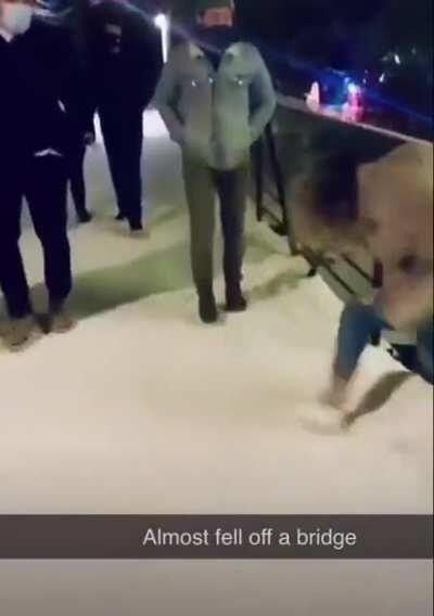 HMC while I cartwheel off a bridge