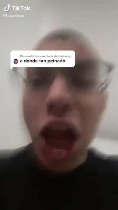 A donde tan peinado?