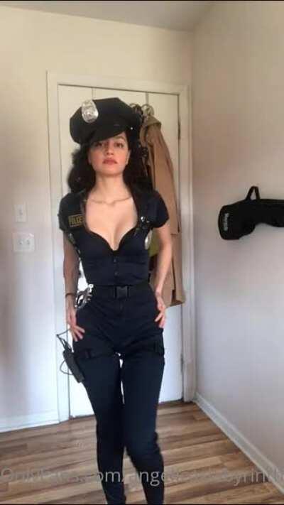 Full Video of Angelica Cop dance On Onlyfans.👮‍♀️🚔for the boys.. since there's only parts of this on here