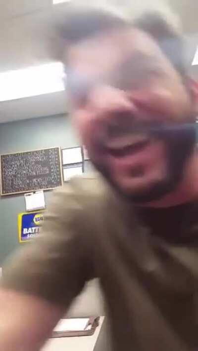 Man finds out he is having triplets (AMAZING REACTION!)