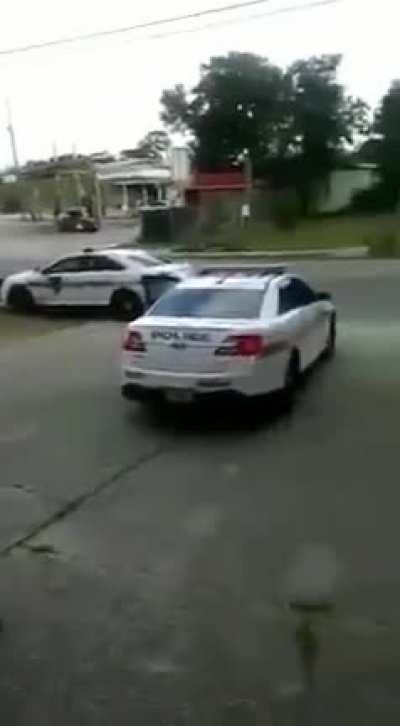 Woman asks police to move after they park their car on her property, they proceed to break her teeth.