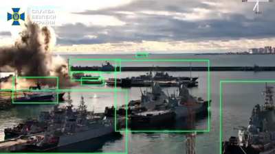 SBU's underwater drone 'Sub Sea Baby' hit a Russian submarine of the 636 Varshavyanka class.