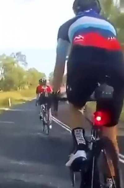 Can't even go for a nice bike ride in Australia.