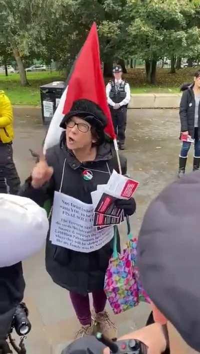 Jewish lady arrested for saying Israel is behaving like Nazis.