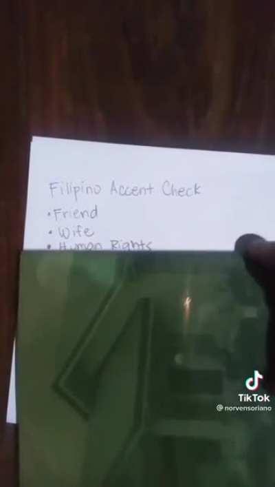 Filipino Accent Check Time (F.A.C.T)