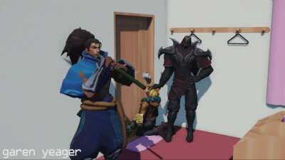 Yasuo And Zed after building single item be like