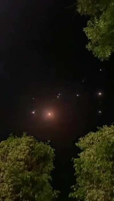 Defense of Moscow, but it's the iron dome in action