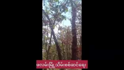 [Myanmar/Burma] Compilation showing AIF, CNDF, PDF Zoland, and BNRA sniping/fighting the junta in Falam (11/19/2024-4/7/2025; music and effects from sources)