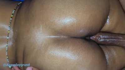 I moan as he tries putting it in my Ass after he was in my pussy