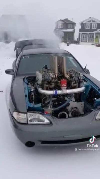 Had to save Boosted Lifestyle’s 8 turbo LS swapped Mustang from r/Shitty_Car_Mods