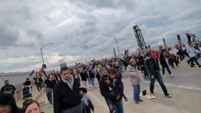 Free Palestine rally in Cleveland, OH today 🇵🇸