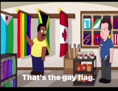 That's a pretty flag.