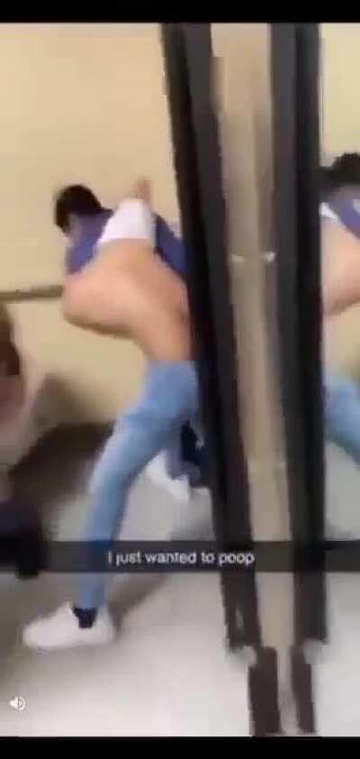 He just wanted to poop