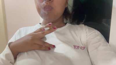 We’re going to smoke and then enjoy