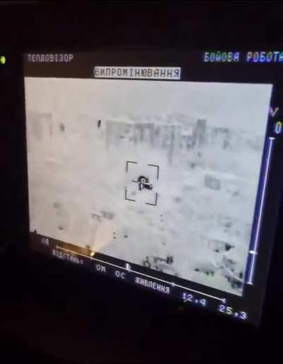 Ukrainian Stugna-P crew engages a Russian infantry group - Audio from... Vivaldi