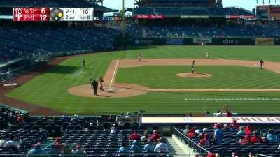 [Highlight] The netting comes down at Citizens Bank Park.