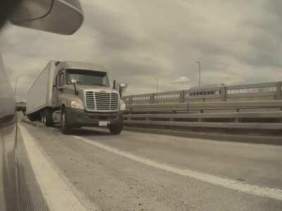 At least he used his blinker before he decided to sideswipe me