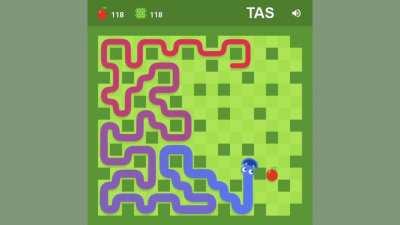 Bot plays google snake game