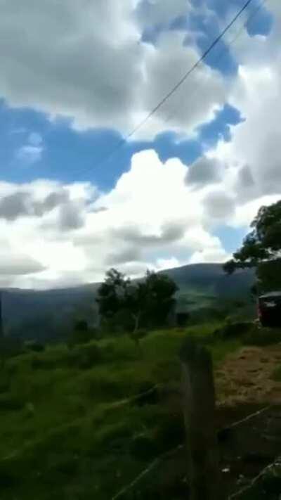 Feet away from death.⚡