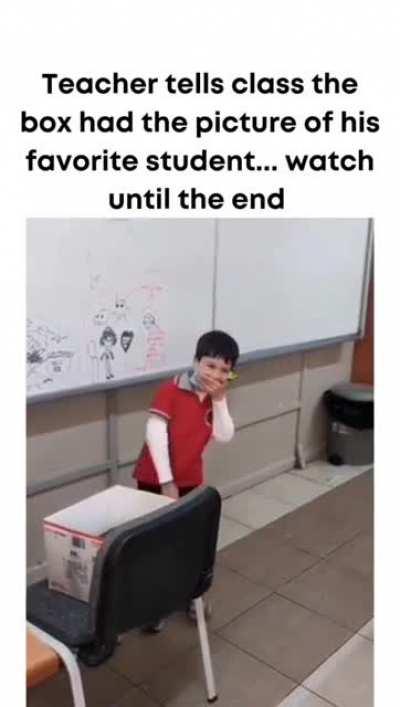 Whooo's my faaaaavourite student‽