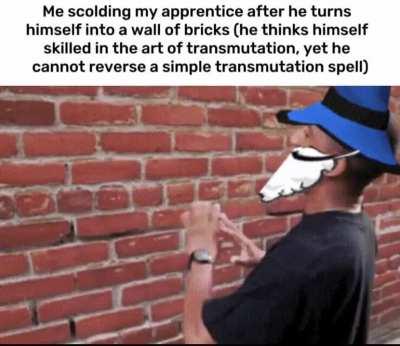 My apprentice suffers from a so-called «skill issue»