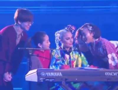 to sing with Lady Gaga