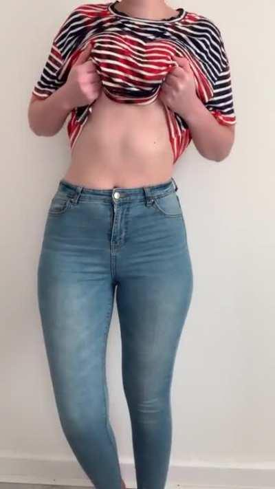 Never underestimate the power of a woman in a baggy shirt and skinny jeans (OC)