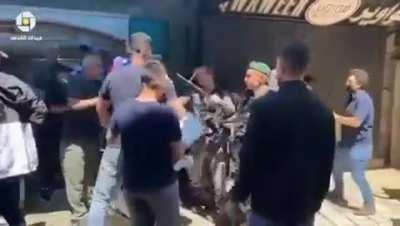 Israeli occupation forces assaulted a Palestinian journalist and took off her Hijab in the old city of Jerusalem