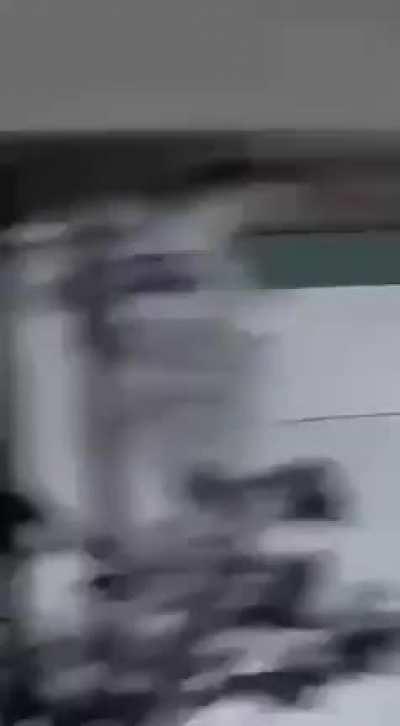 Ukrainian Soldiers Allegedly Mistake Russian Tank For One Of Their Own. It Fires On Them At Close Range.