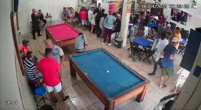 Bro woke up and chose violence (shoots guy who slapped his ass)