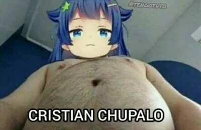 Cristianghost chupa el pico