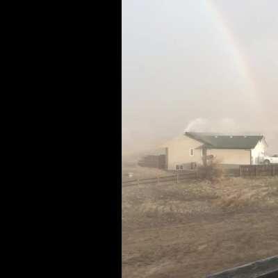 In Taber today. My sister sent the video.