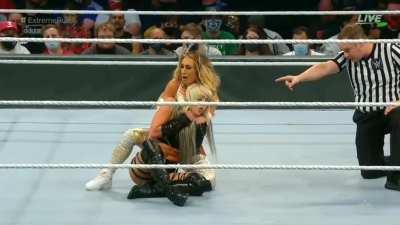 Tonight at Extreme Rules, Part 1: Can Liv Morgan endure the pain against Carmella?!