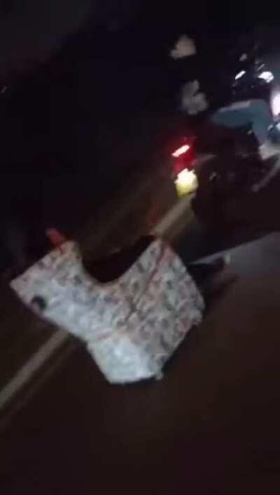 A lot..... a lot could go wrong when tethering a lounge chair to a motorcycle